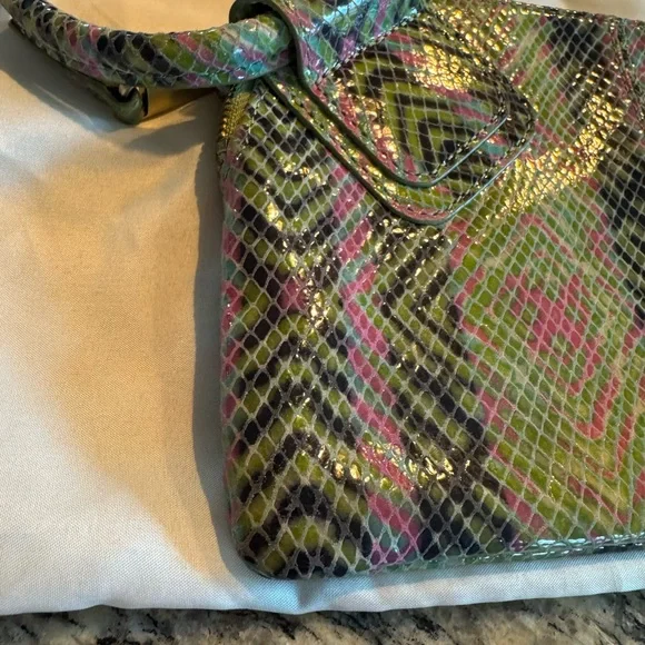 Hobo Sable Wristlet - Printed Leather Snakeskin pattern - Picture 3 of 5